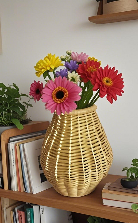 Vine woven vase material package