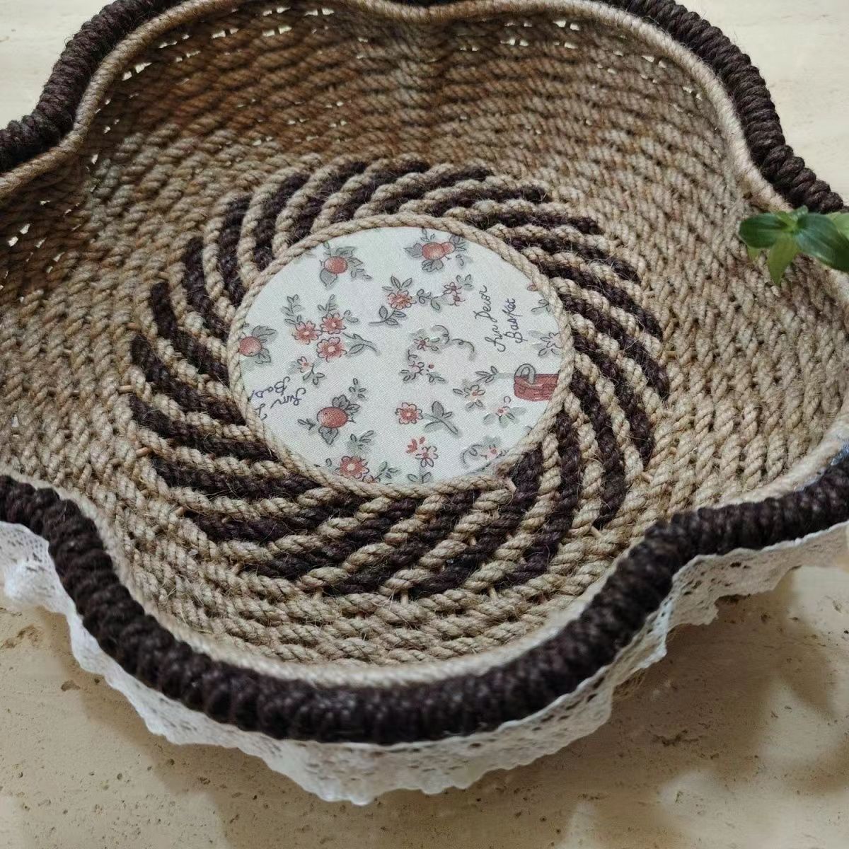 Hand woven plum blossom frame material package