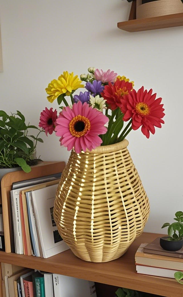 Vine woven vase material package